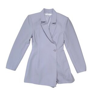ASTR THE LABEL Women's Callista Fitted Blazer Romper *Lilac size‎ Medium
